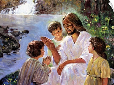 Christ And The Children