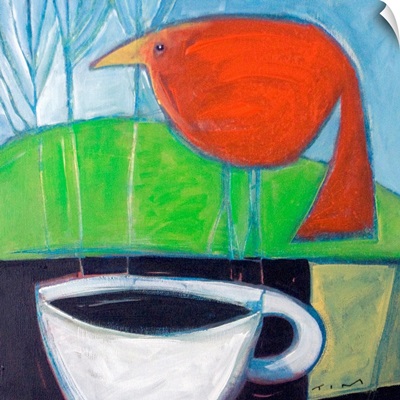 Coffee with Red Bird