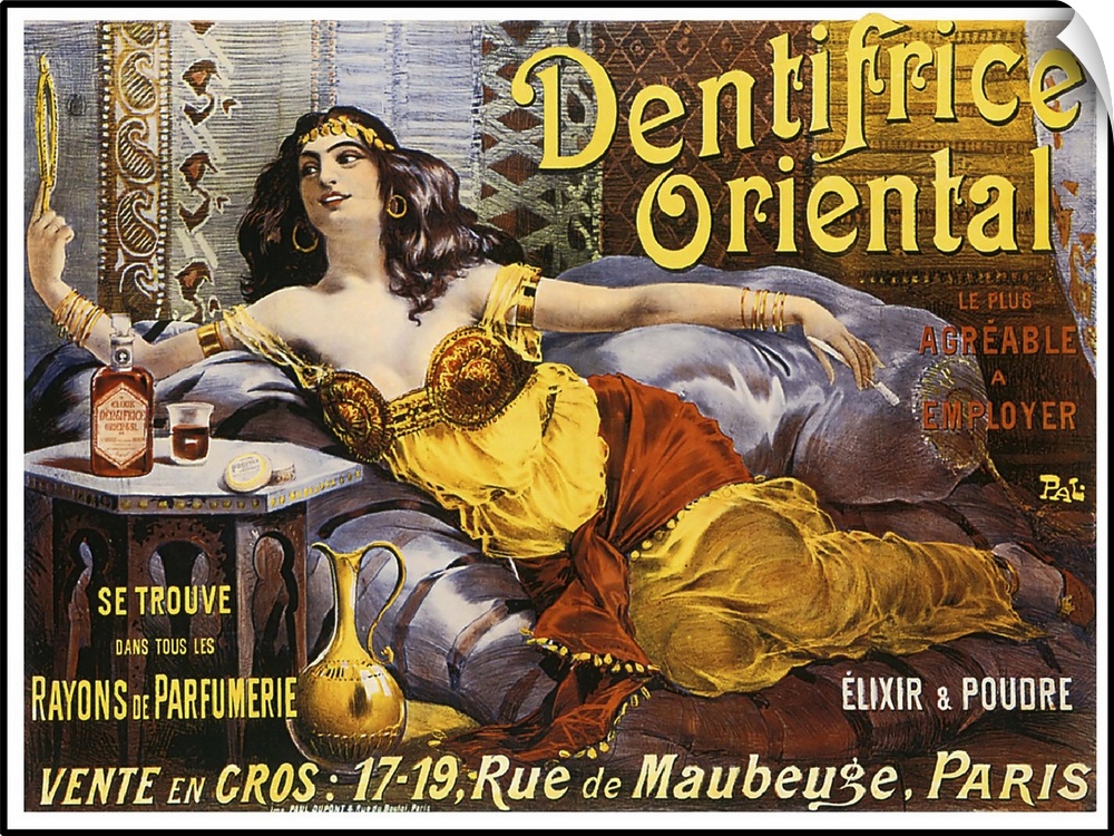 Dentrifice Oriental - Vintage Toothpaste Advertisement