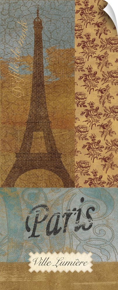 Eiffel Tower, Paris, ville lumiere, texture