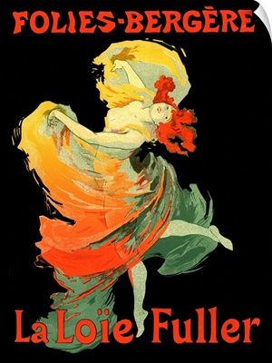 Folies-Bergere - Vintage Cabaret Advertisement