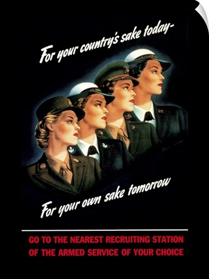 For Your Country's Sake Today - Women in the Armed Forces