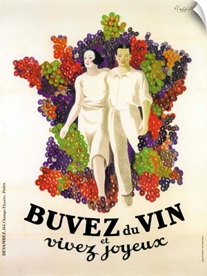 French Wine - Vintage Advertisement