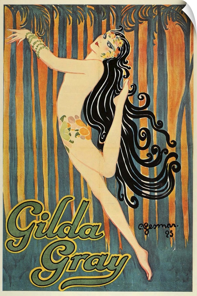 Gilda Good, vintage Paris poster