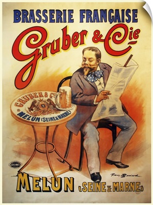 Gruber Biere - Vintage Beer Advertisement
