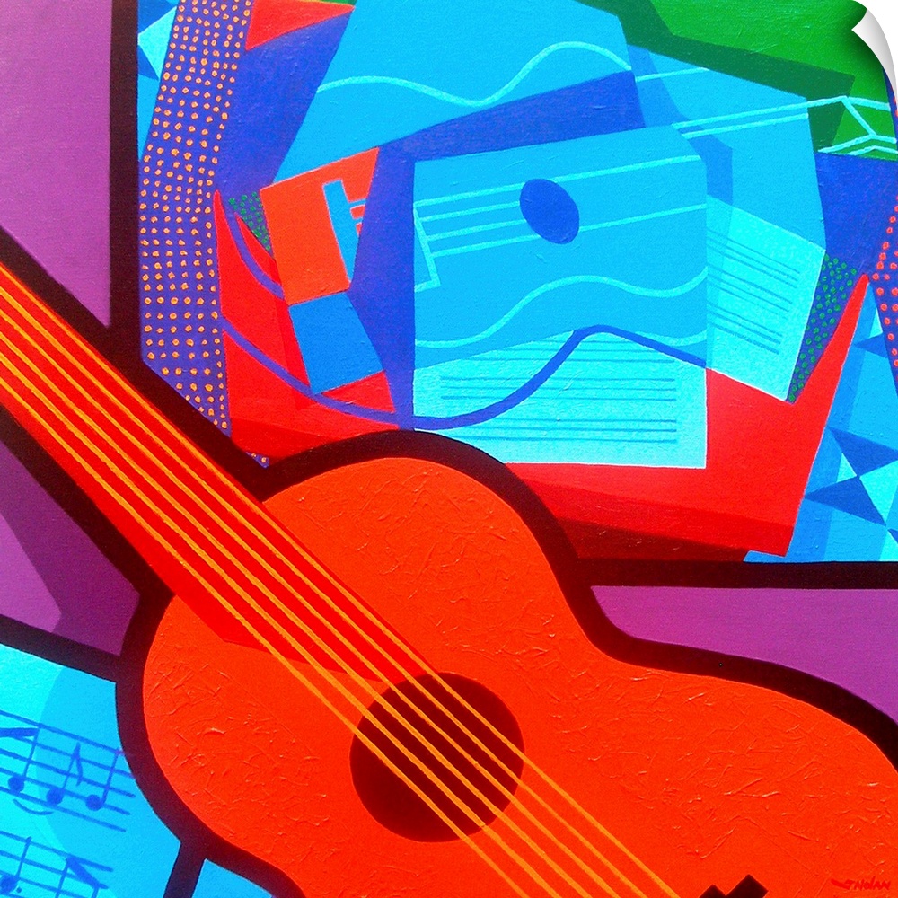 Homage To Juan Gris, guitar, music