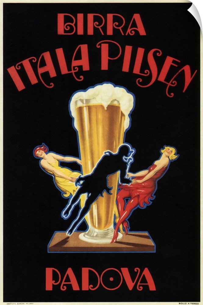 Itala Pilsen Bier - Vintage Beer Advertisement