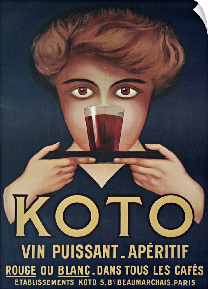 Vintage poster advertisement for Koto.