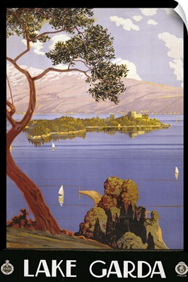 Lake Garda - Vintage Travel Advertisement