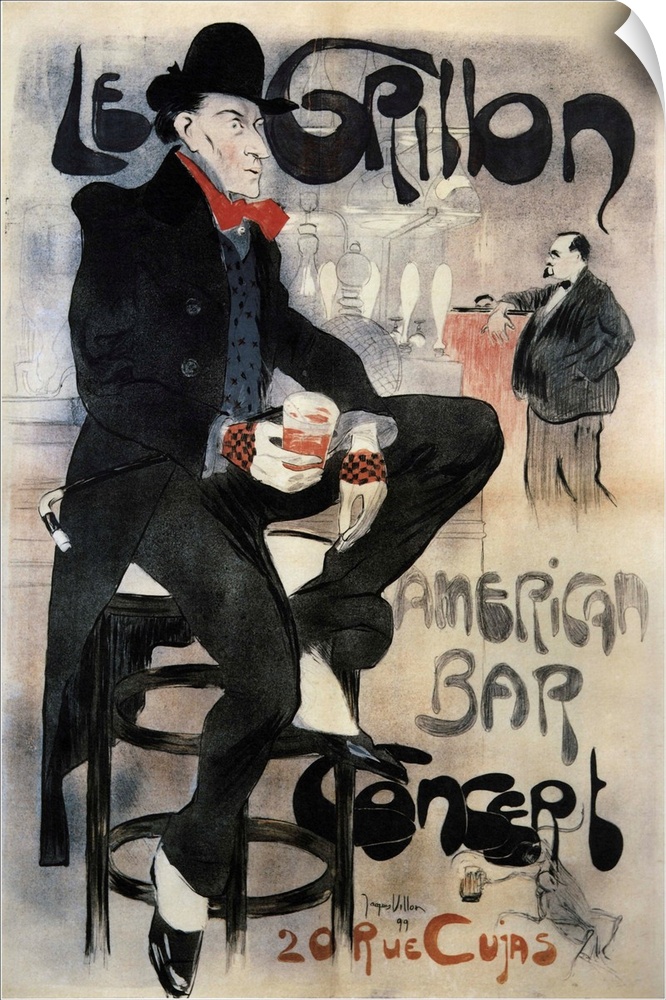 Le Grillon - Vintage Bar Advertisement