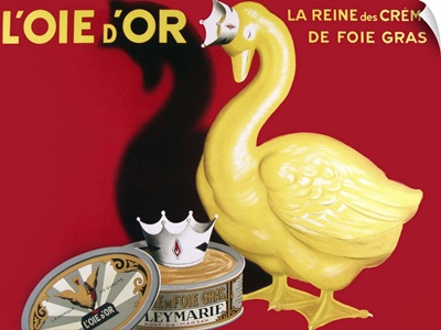 L'Oie D'Or, La Reine Des Cremes - Vintage Liver Advertisement