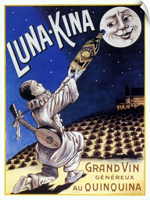 Luna-Kina - Vintage Wine Advertisement