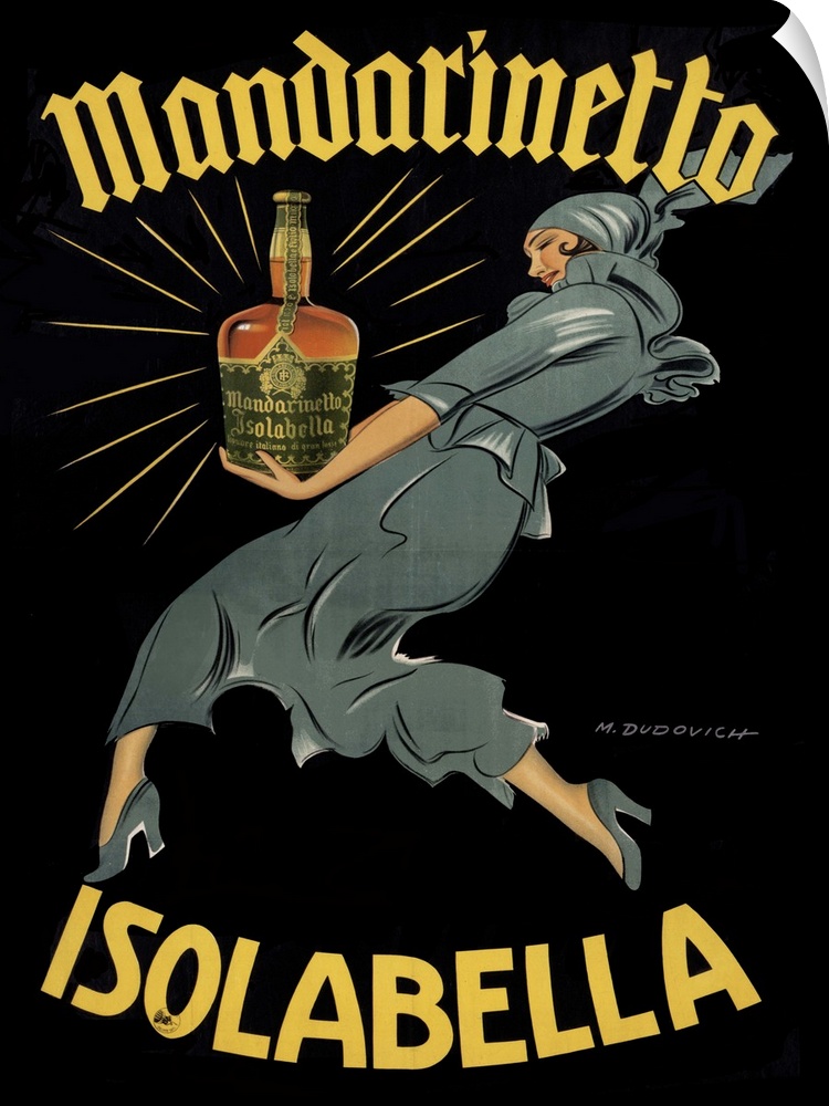 Mandarinetto - Vintage Beverage Advertisement