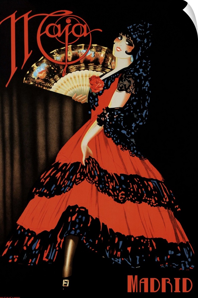 Vintage poster advertisement for Naja Madrid.