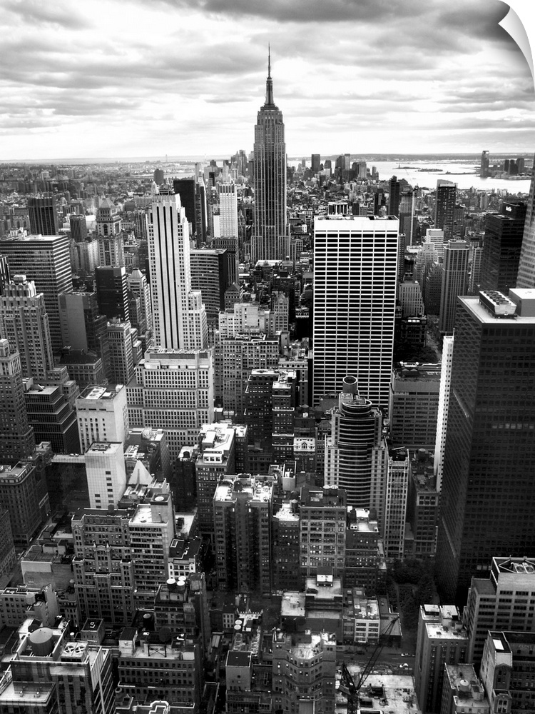 NYC Downtown II, black and white photographyNew York