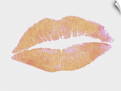Peach and Gold Lips