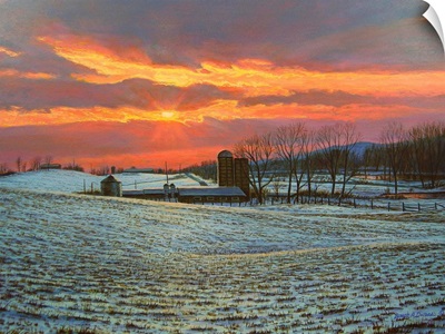 Pennsylvania Farm Sunset