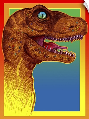 Pop Art Dinosaur III