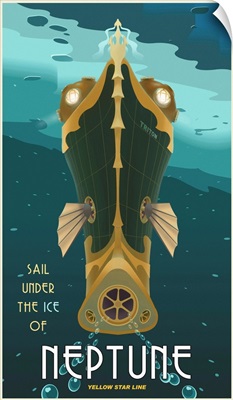 Sail Under The Ice Of Neptune