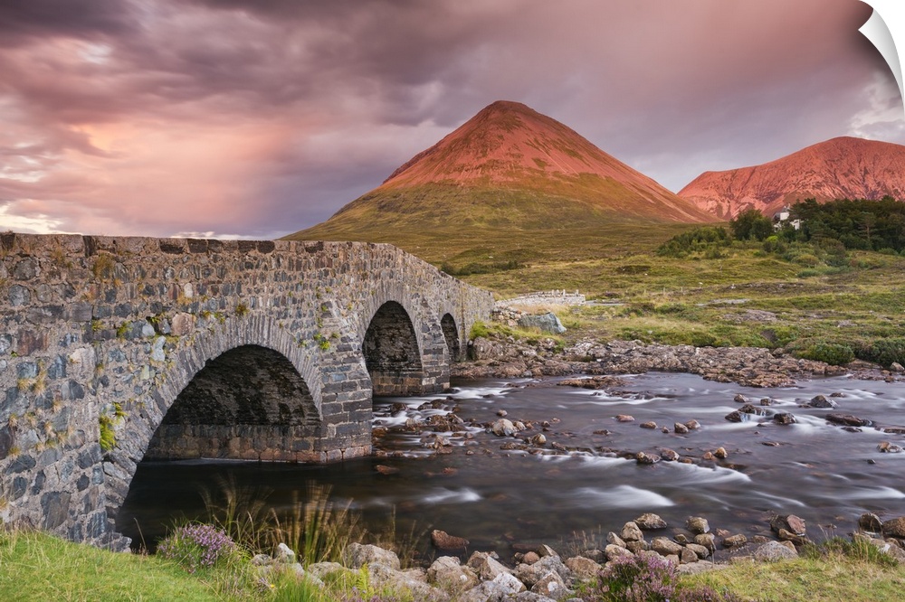 A photograph of a Scottish landscape.