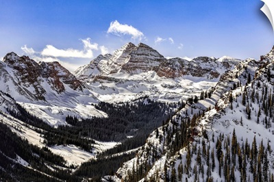 Snow Covered Maroon Bells