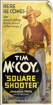 Square Shooter - Vintage Movie Poster
