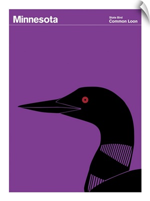 State Posters - Minnesota State Bird: Common Loon