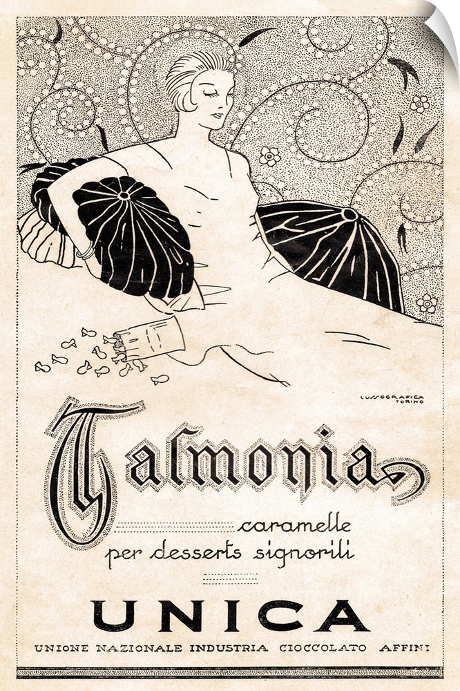 Talmonia Desserts - Vintage Advertisement