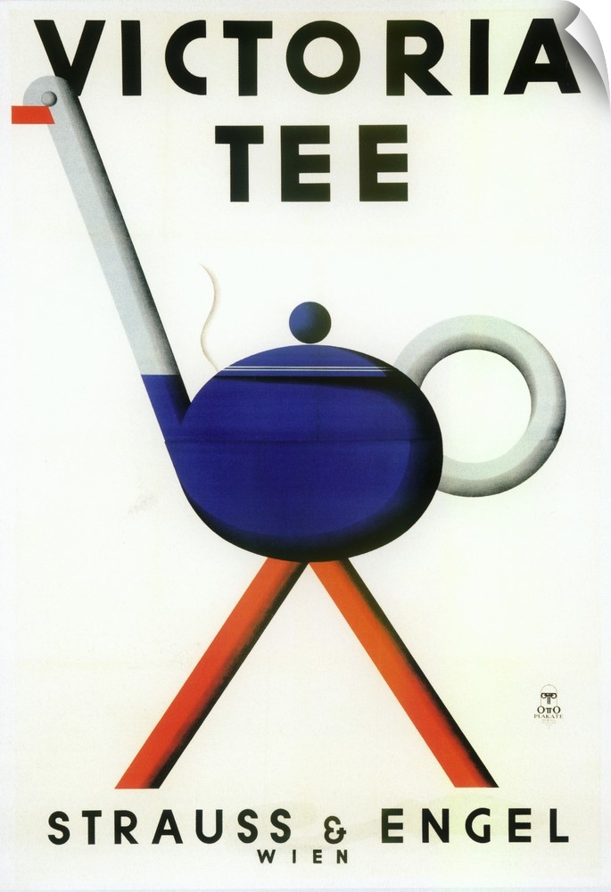Vintage poster advertisement for Victoria Tea.