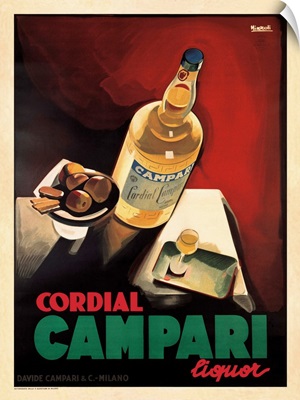 Vintage Advertising Poster - Cordial Campari