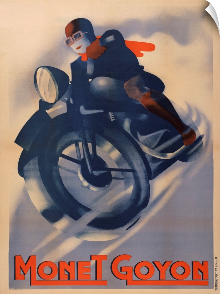 Monet Goyon Man on motorcycle