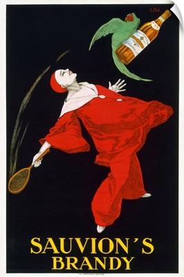 Vintage Advertising Poster - Sauvion's Brandy