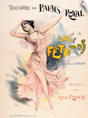 Vintage Advertising Poster - Theatre Du Palais Royal