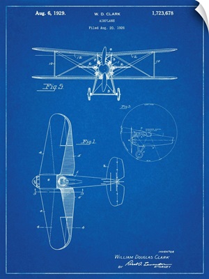 W.D. Clark Plane - Blue