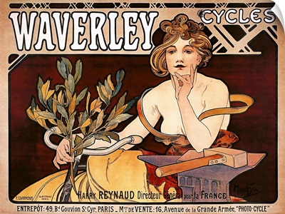 Waverly Cycles - Vintage Bicycle Advertisement