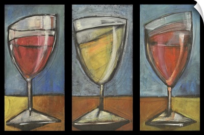 Wine Trio Triptych