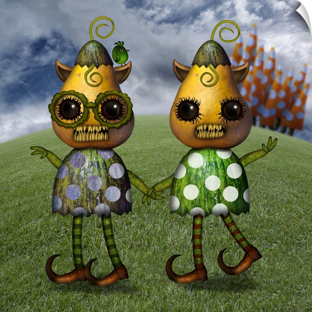 The monster twins of quirky are full of energy and love performing impromptu dance moves for their monster friends. They l...