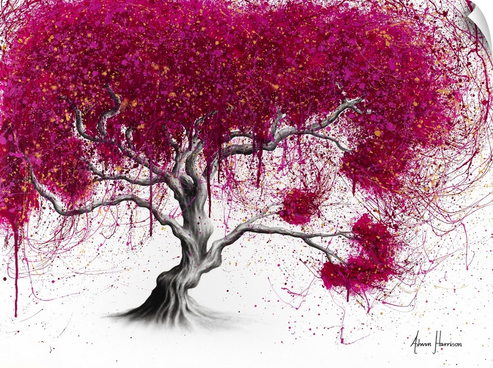 Magenta Kissing Tree