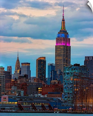 Empire State Building And Chrysler Building