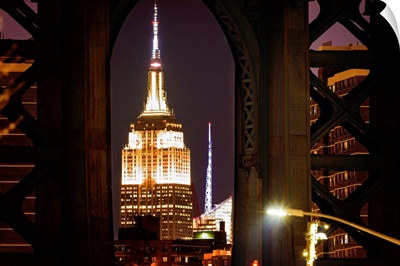 Empire State Building Through Manhattan Bridge
