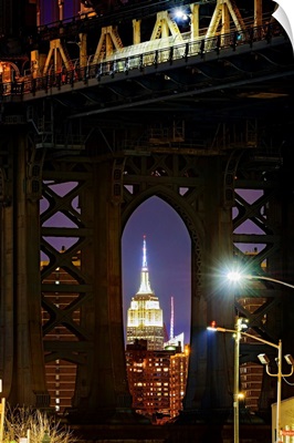 Empire State Building Through Manhattan Bridge