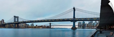 Manhattan Bridge Panoramic View