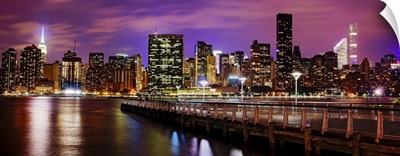 Manhattan Panoramic View From Long Island City