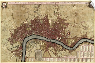 Survey of London, Westminster, and Southwark, 1700