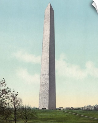 Vintage photograph of Washington Monument, Washington, DC