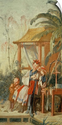 A Chinese Garden, study for a tapestry cartoon, c.1742