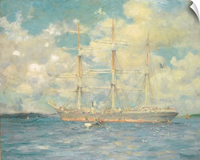 A French Barque in Falmouth Bay, 1902