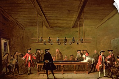 A Game of Billiards, c.1720-26