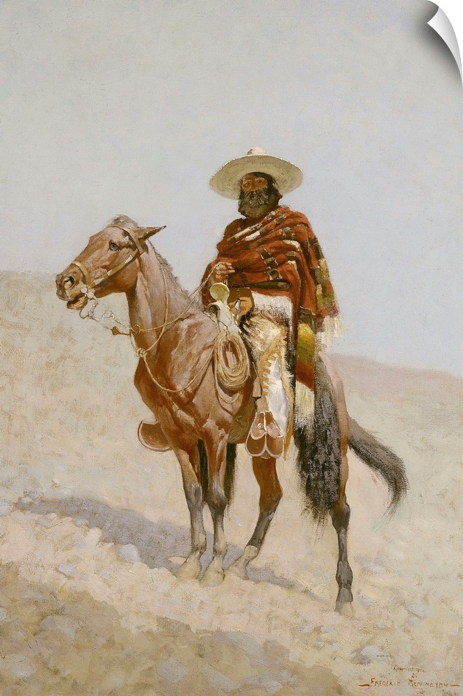 A Mexican Vaquero, 1890, oil on canvas.