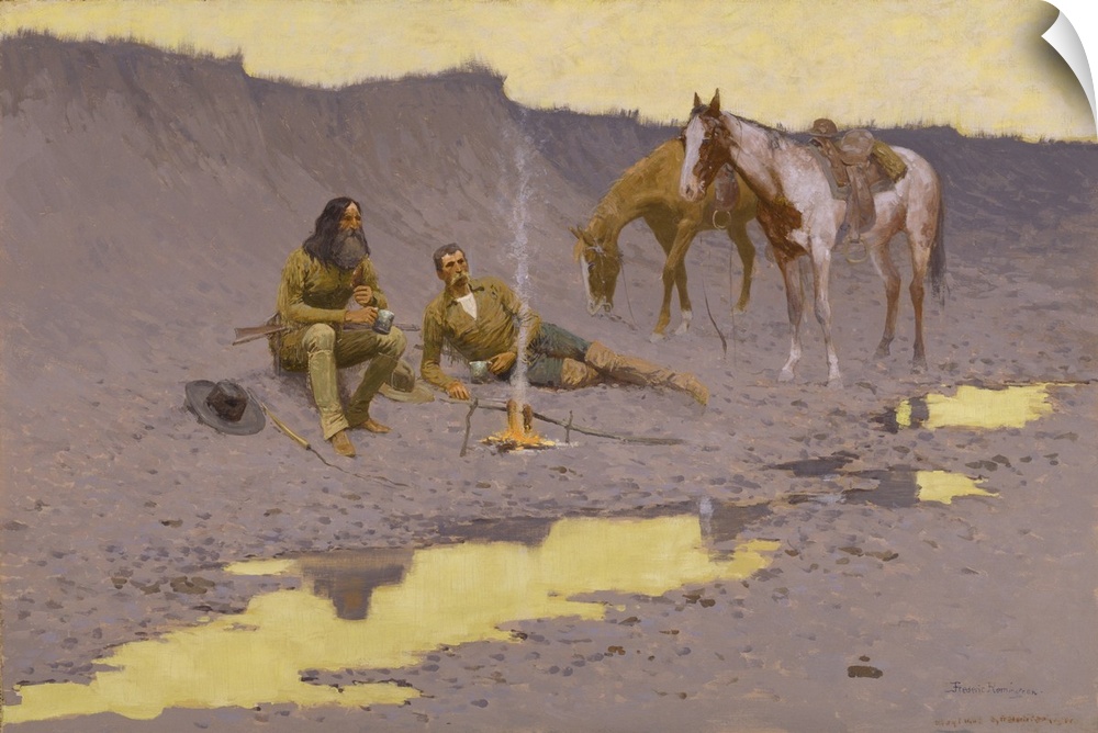 A New Year On The Cimarron, 1901 (Originally oil on canvas)